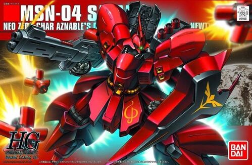 GUNDAM HGUC - MSN-04 SAZABI METALLIC COATING VER 1/144