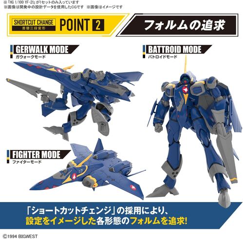 MACROSS HG -04- YF-21 1/100