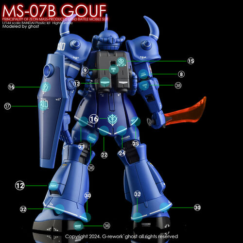 G-REWORK -HG- MS-07B GOUF