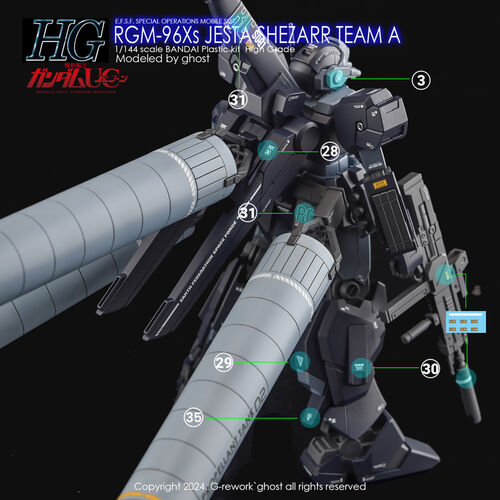 G-REWORK -HGL- RGM-96X JESTA SHEZARR TYPE A