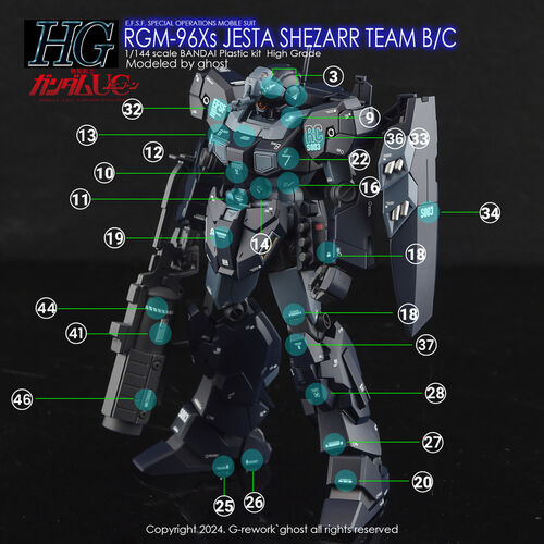 G-REWORK -HGL- RGM-96XS JESTA SCHEZARR TYPE B/C