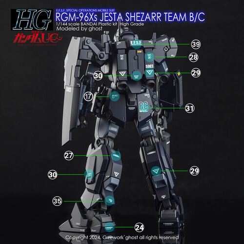 G-REWORK -HGL- RGM-96XS JESTA SCHEZARR TYPE B/C