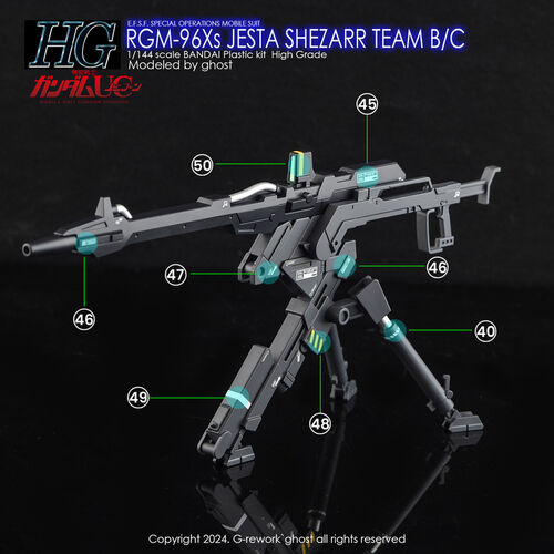 G-REWORK -HGL- RGM-96XS JESTA SCHEZARR TYPE B/C