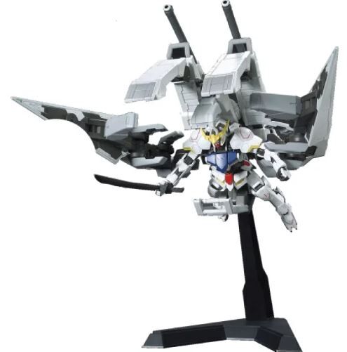 GUNDAM HG IBO -007- ASW-G-08 GUNDAM BARBATOS + LONG DISTANCE TRANSPORT KUTAN TYPE-III 1/144