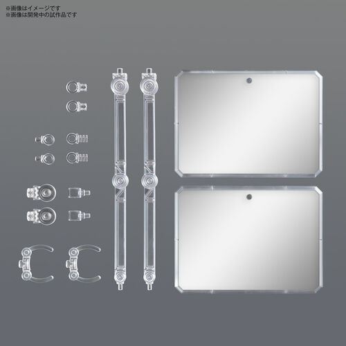 BANDAI ACTION BASE 7 - CLEAR COLOR MIRROR STICKER SET