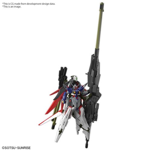 GUNDAM HGCE -258- ZGMF/A-42S2 A-GXQ754/V2 DESTINY GUNDAM SPEC II & ZEUS SILHOUETTE 1/144