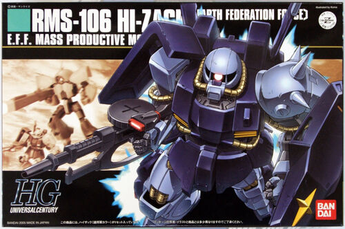 GUNDAM HGUC -055- RMS-106 HI-ZAKC EFF COLOR 1/144