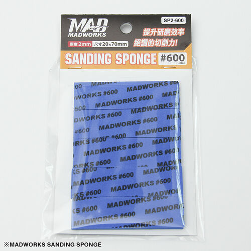 MADWORKS Sanding Sponge 2MM #600 10pieces